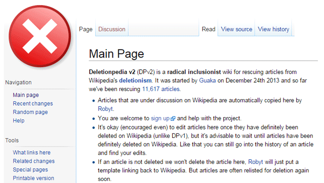 Deletionpedia