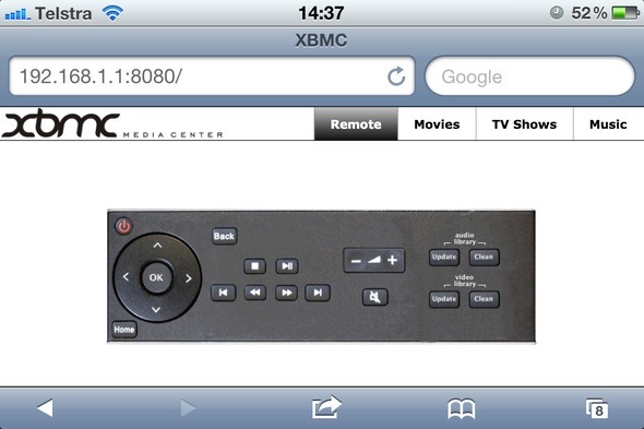 besplatni xbmc daljinski iphone