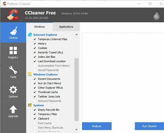 6 CCleaner savjeti i trikovi za učinkovito čišćenje računala 01 CCleaner Odaberite stavke za čišćenje