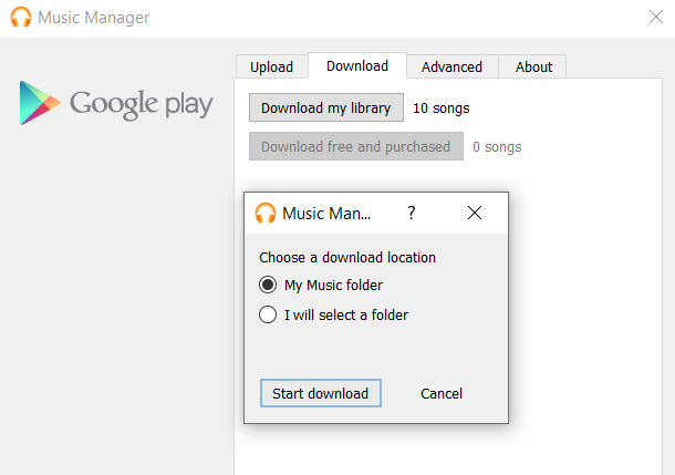 stranica za preuzimanje google music manager
