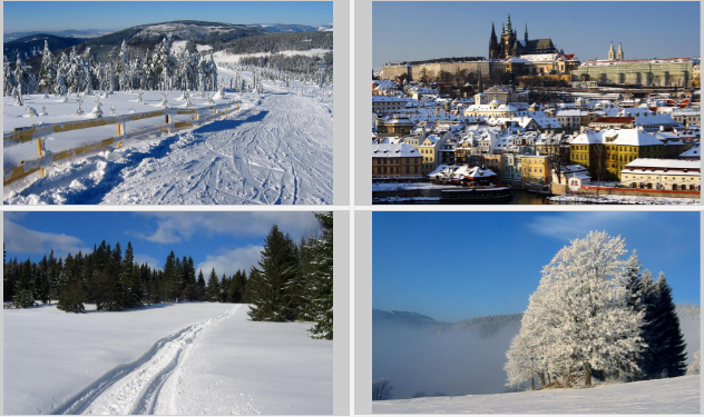 Češka zima Windows 10 tema