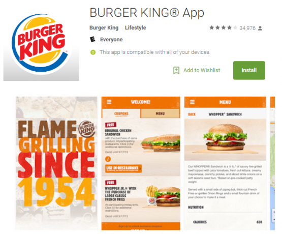 android burger kralj