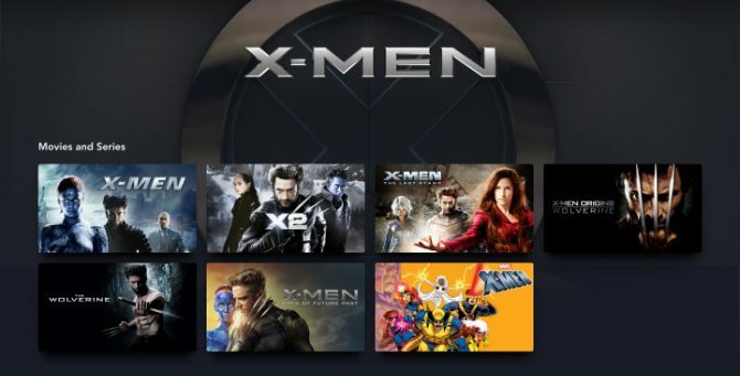 X-Men filmovi i TV emisije na Disney+