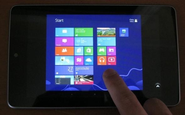 Windows 8 zaslon osjetljiv na dodir