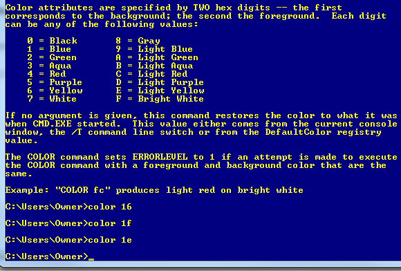 naredbeni redak sustava Windows 7