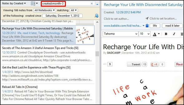 20 Značajke pretraživanja Evernote koje biste trebali koristiti pomoću datuma pretraživanja stvorenog u odnosu na trenutni datum