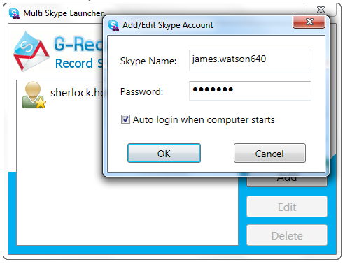 skype višestruka prijava