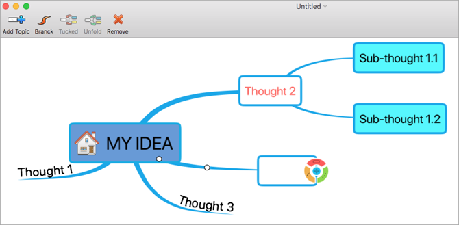 QMindMap Lite Mac Mind Map