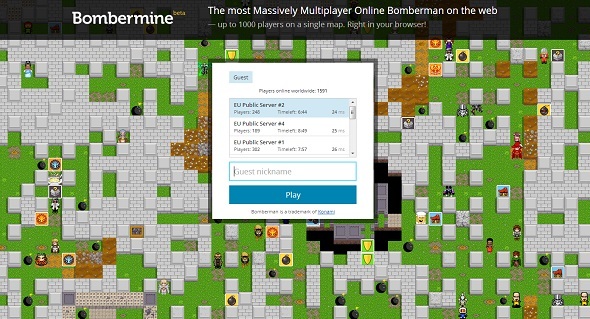 bomberman igra na mreži