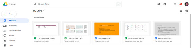 Brzi pristup Google diska