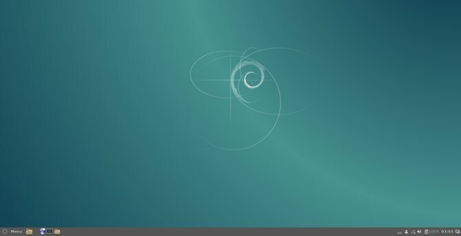 Debian sučelje za radnu površinu