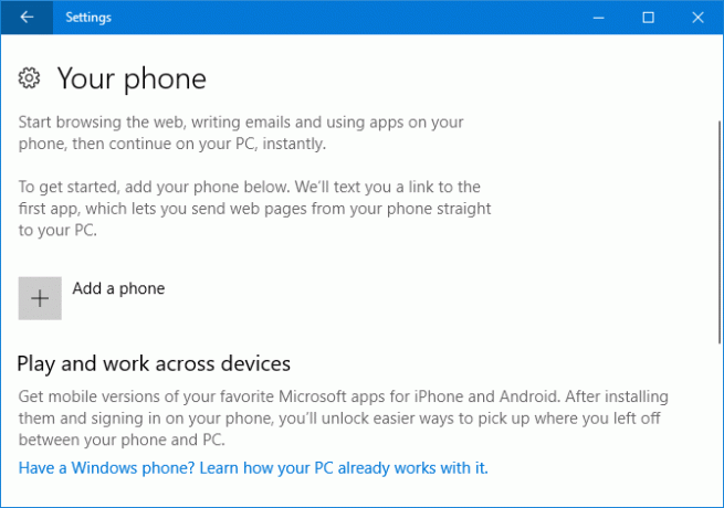 9 Nove postavke značajki u Windows 10 Fall Creators Update telefon