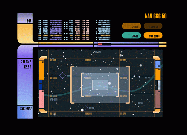 Sustav 47 je čuvar zaslona Star Trek