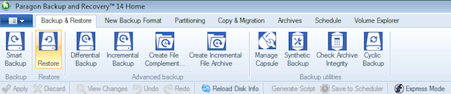 PARAGON-backup-opcije