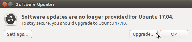 Ažuriranja više nisu predviđena za Ubuntu 17.04