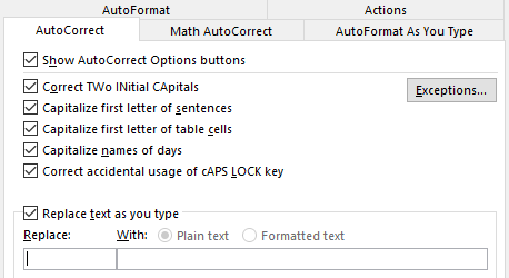 Kako se provjeri pravopis i gramatika u programu Microsoft Word ms autocorrect