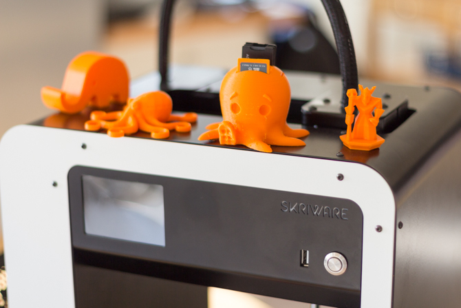 Skriware 3D Printer Pregled skrivenih uzoraka otiska softvera