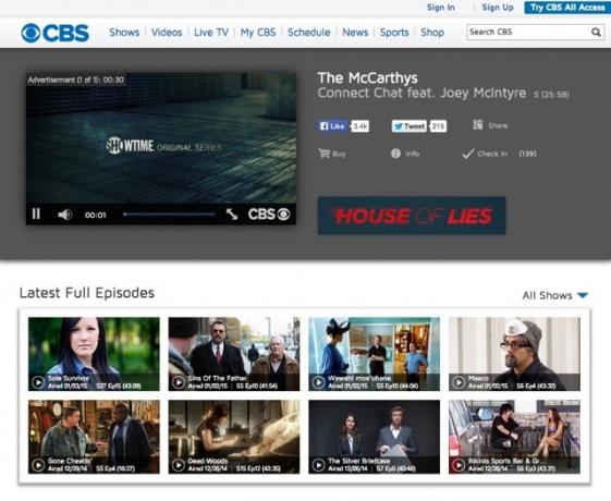 Ultimativni vodič za gledanje internetske televizije s privatnim pristupom internetu cbs 1