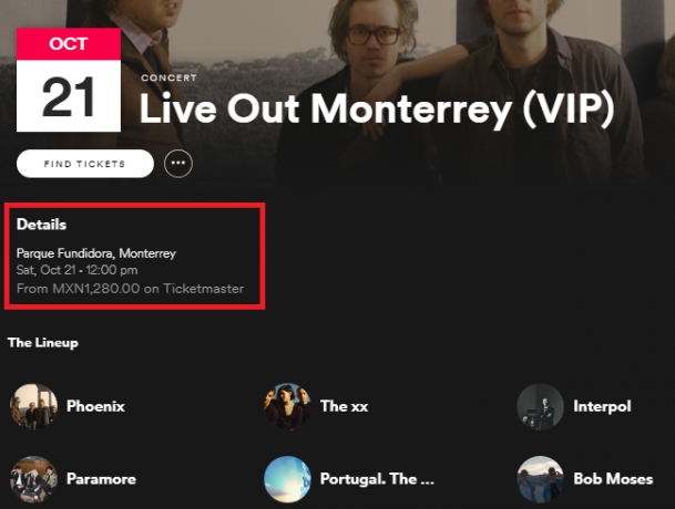 Upotrijebite Spotify za provjeru sviraju li vaši omiljeni bendovi u blizini cijene spotify koncerta