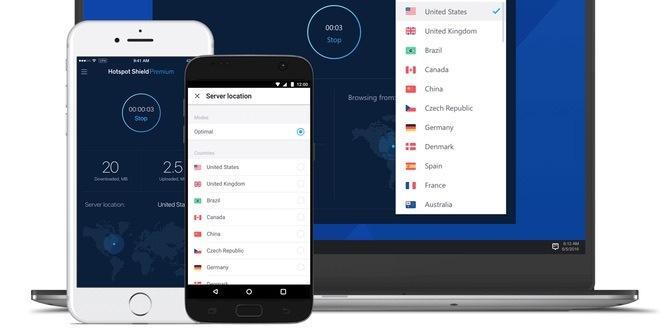 Hotspot Shield na različitim uređajima