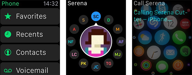 Kako izvoditi uobičajene funkcije iPhonea na Apple Watch sat pozivima