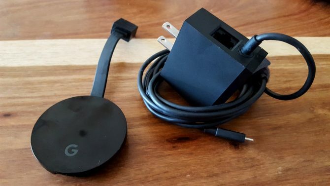 chromecast-ultra i adapter