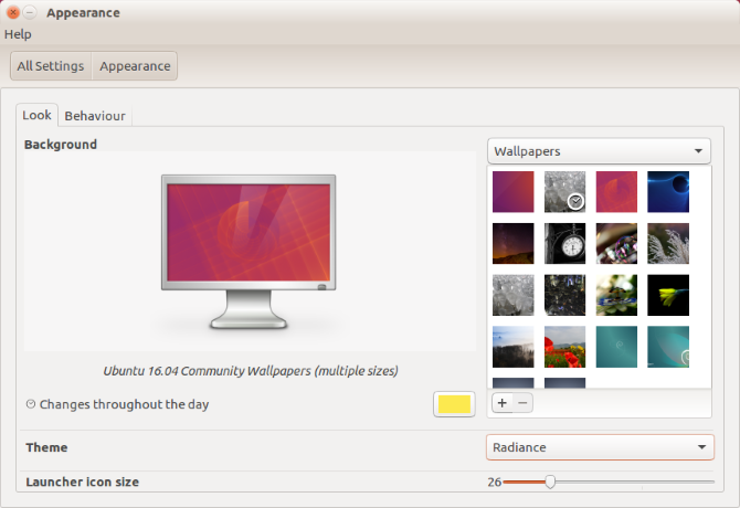 Postavite novu pozadinu radne površine u Ubuntu