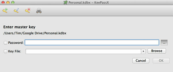 KeePassX i MiniKeePass: Besplatno, sigurno, iOS i Mac OS X rješenje za lozinku otvorite kp db