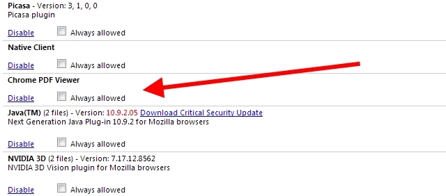 Chrome PDF-Viewer-Omogućiti-Plugin