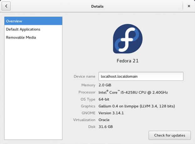 fedora21-verzija