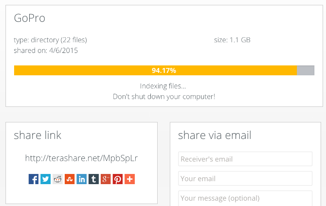 TeraShare kombinira pohranu u oblaku i p2p protokol bittorrent za brzi prijenos velikih datoteka