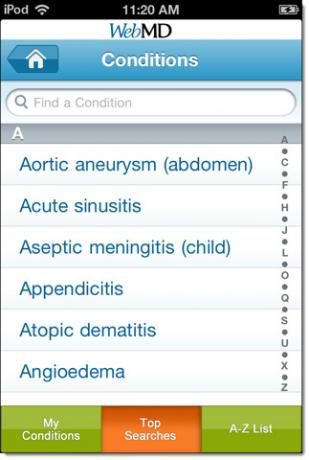 webmd aplikacija ipad