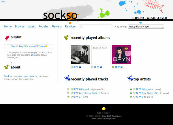 sockso - linux medijski poslužitelj