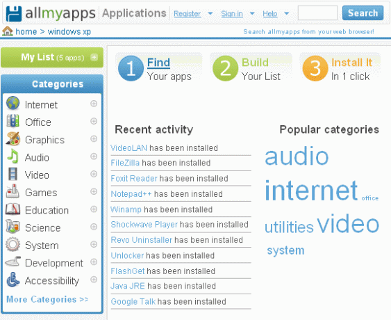 instalirati više programa odjednom