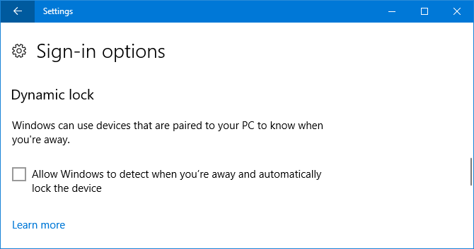 Windows 10 dinamička brava