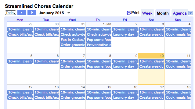 Kako koristiti Google kalendar kao vizualni motivirajući alat u kući