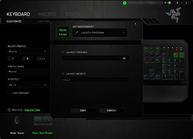 Imate Razer tipkovnicu? Snimanje makronaredbi jednostavno je programom za pokretanje Synapse Razer Synapse