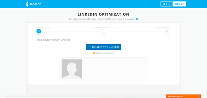 Jobscan Premium Account Optimizacija LinkedIn