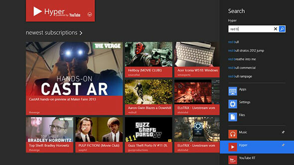 Hyper za YouTube: Preuzmite i gledajte YouTube videozapise sa suvremenog korisničkog sučelja sustava Windows 8