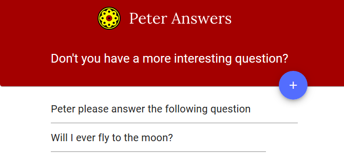 Peter odgovara bez odgovora