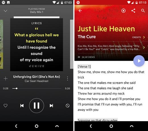 spotify tekstova