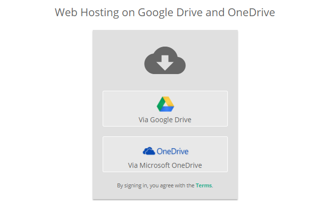 DriveToWeb s Google diskom ili OneDriveom