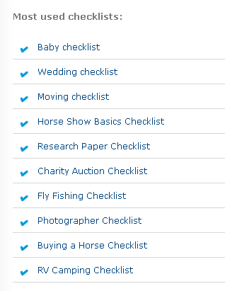 Checklist.com: Besplatna baza podataka baza podataka za provjeru2