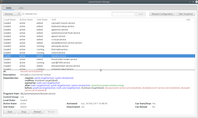 Kako kontrolirati Linux start-up usluge i Daemons systemadm ui 670x401