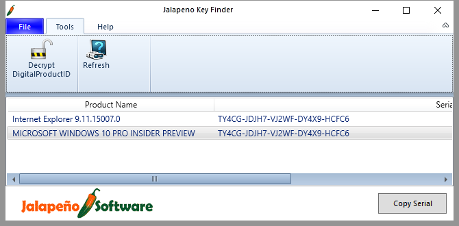 3 načina za vraćanje serijskih brojeva u sustavu Windows Jalapeno 670x330