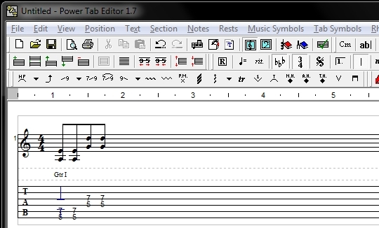 gitara tablature