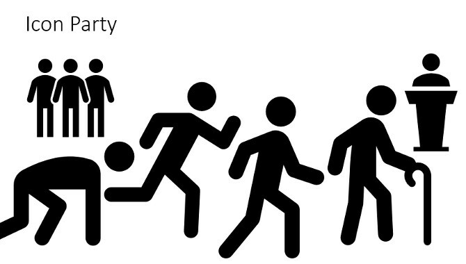 Powerpoint ikona zabave konačna