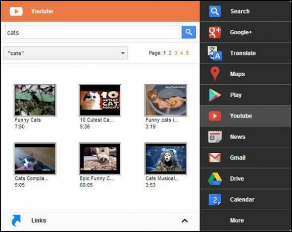 Crni izbornik: Pristupite svim Googleovim uslugama unutar jedinstvenog YouTubea [Chrome]