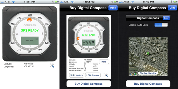 iphone compass app