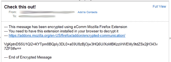 dodatak za šifriranje Firefoxa,